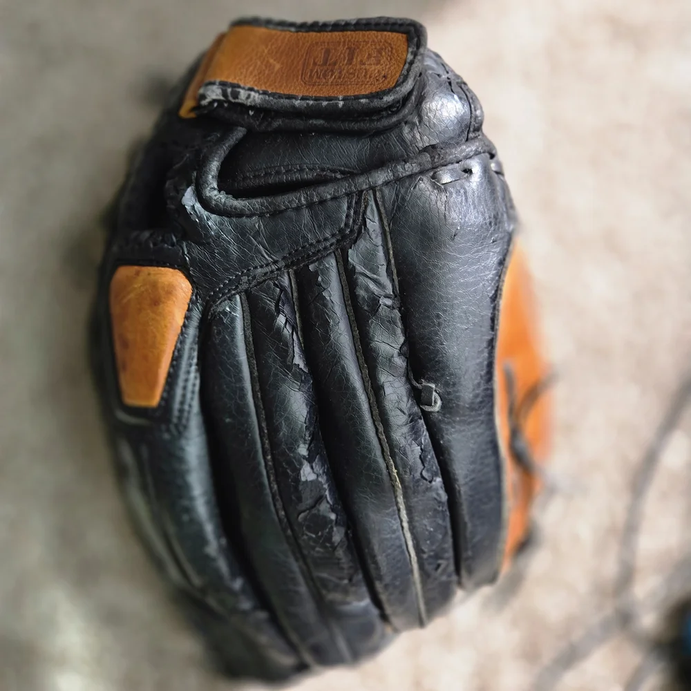 Wilson Black and Brown Baseball Glove